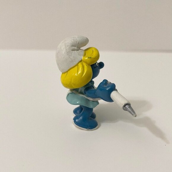 Smurfs Smurfette Doctor Nurse Injured Smurf Peyo Schleich - Picture 13 of 16